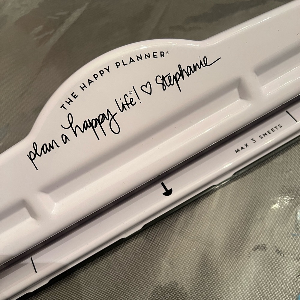 Happy planner (big size) punch